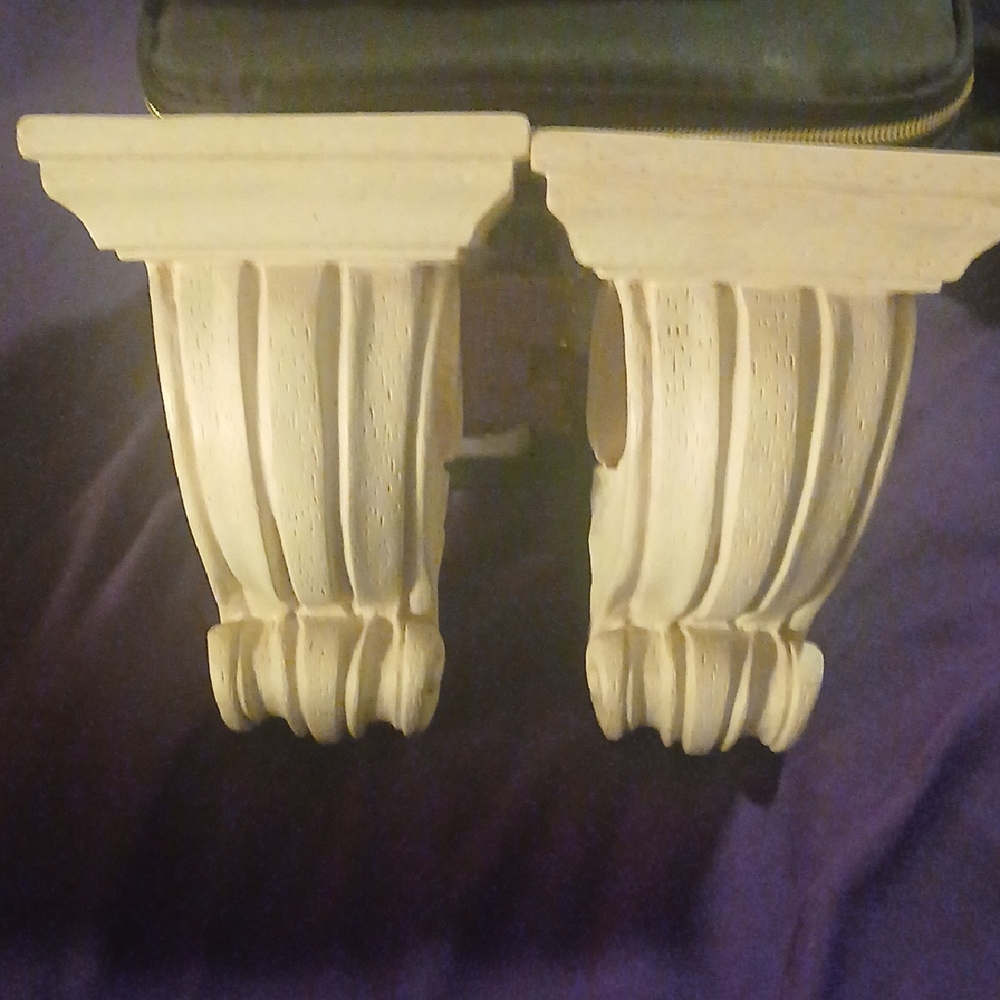 Classic Cream Wall Shelf Corbels